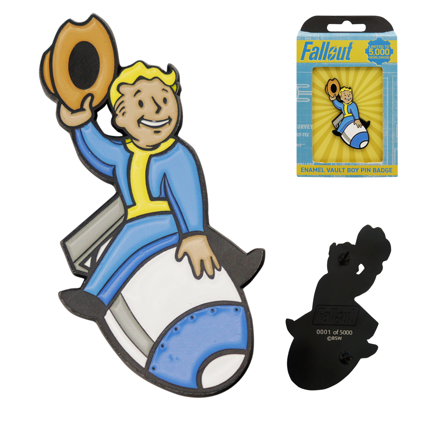 Fallout Limited Edition Vault Boy Pin Badge