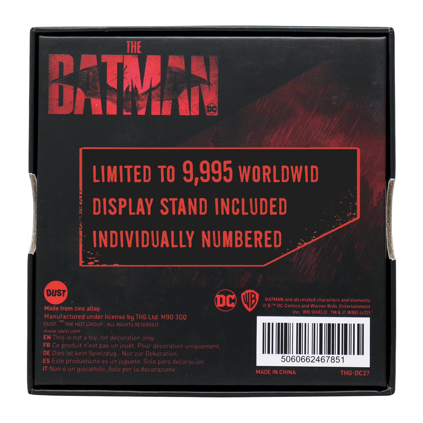 DC The Batman Limited Edition City of Gotham Medallion