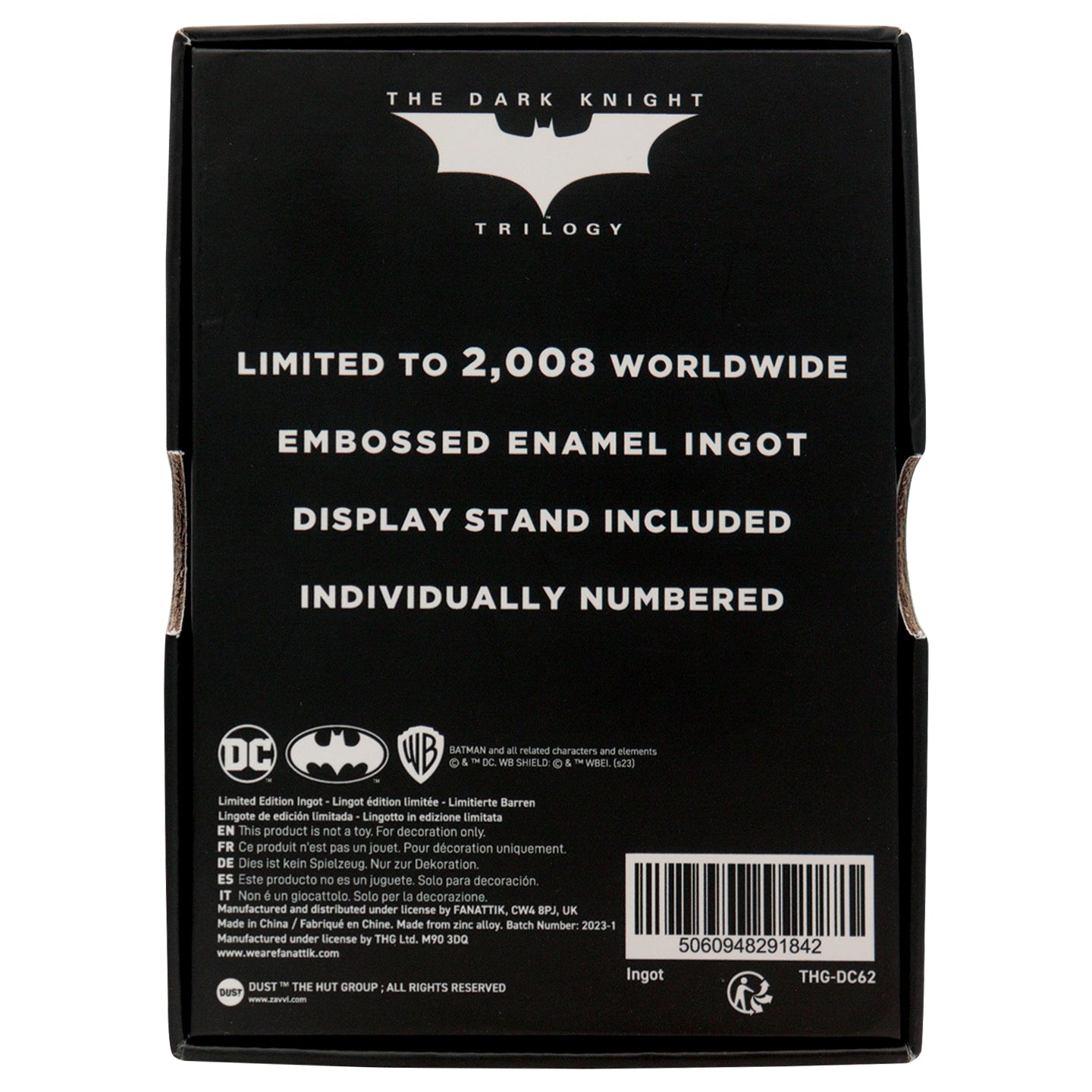 Batman Limited Edition Joker Calling Card Ingot