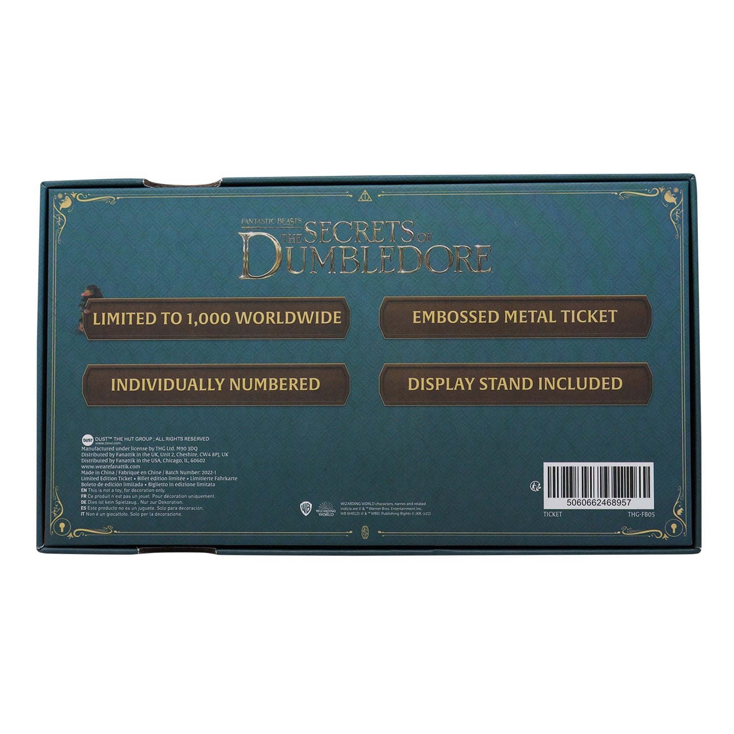 Fantastic Beasts The Great Wizarding Express Train Ticket