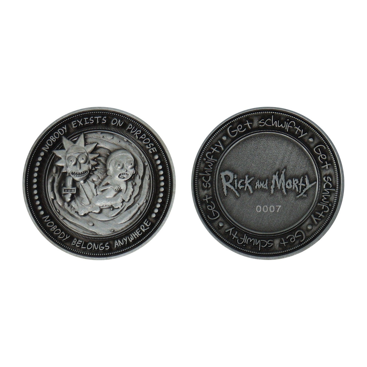 Ricky & Morty Limited Edition Collectible Coin