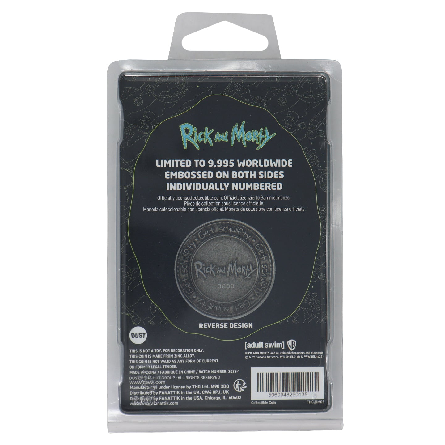 Ricky & Morty Limited Edition Collectible Coin