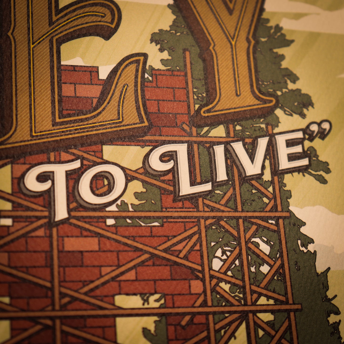 Back to the Future 40th Anniversary Hill Valley A3 Art Print