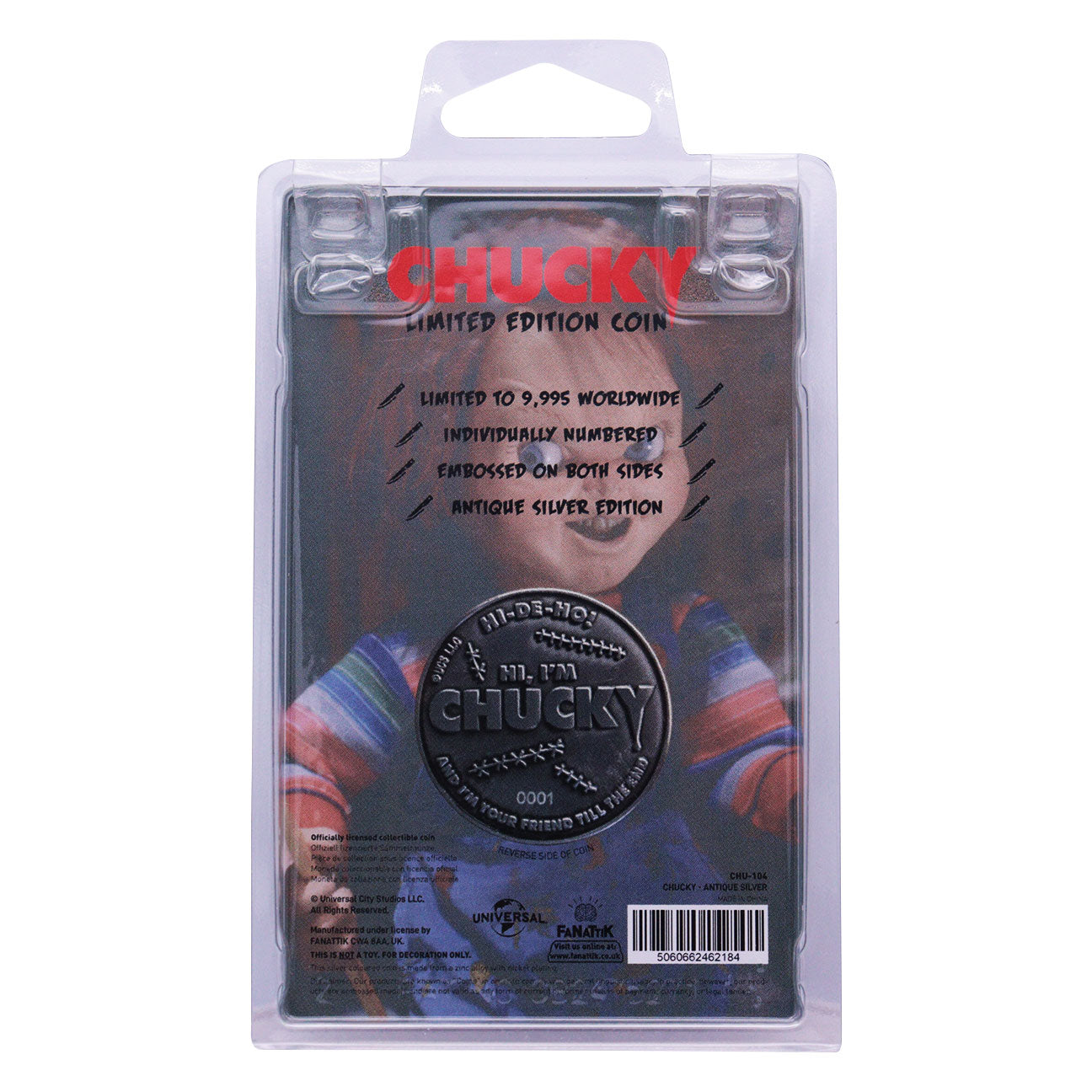 Chucky Limited Edition Collectible Coin