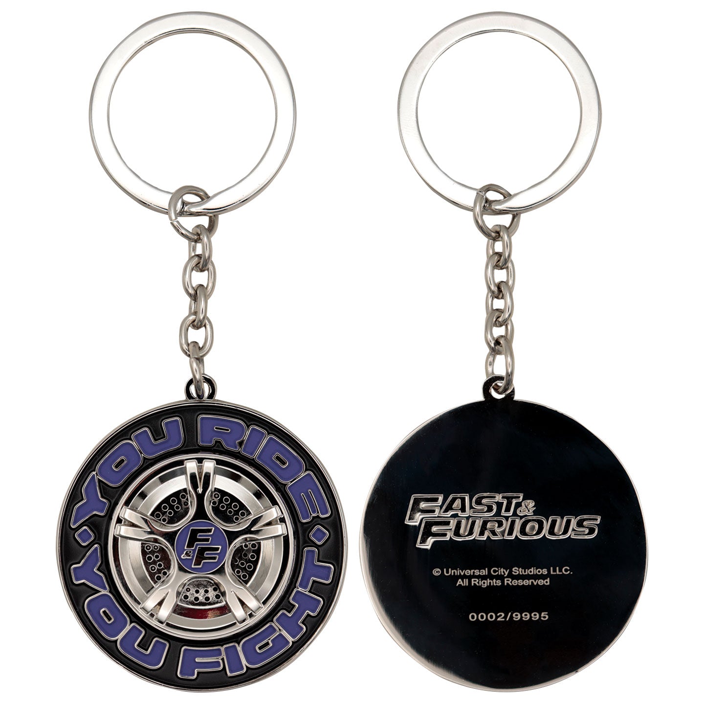 Fast & Furious ‘You Ride You Fight’ Keyring