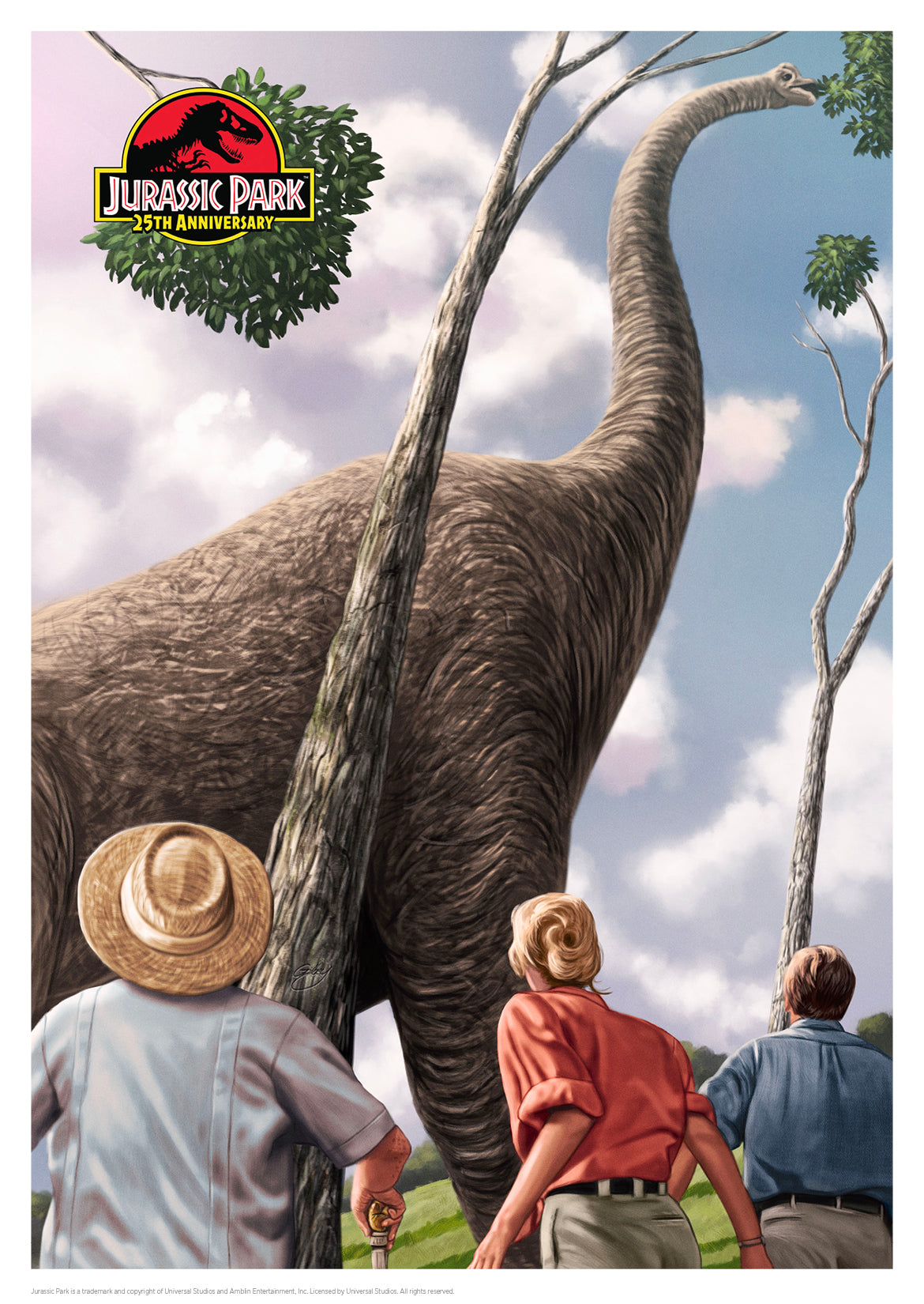 Jurassic Park Limited Edition A3 Art Print