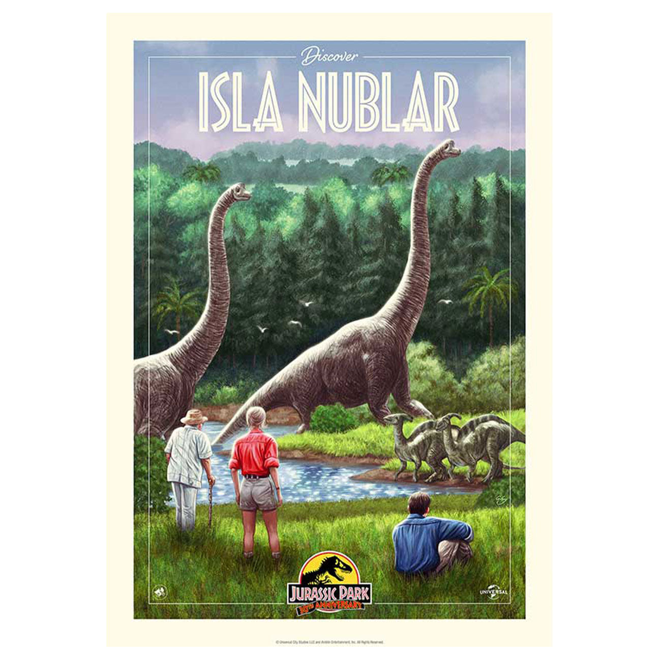 Jurassic Park Limited Edition 30th Anniversary Art Print