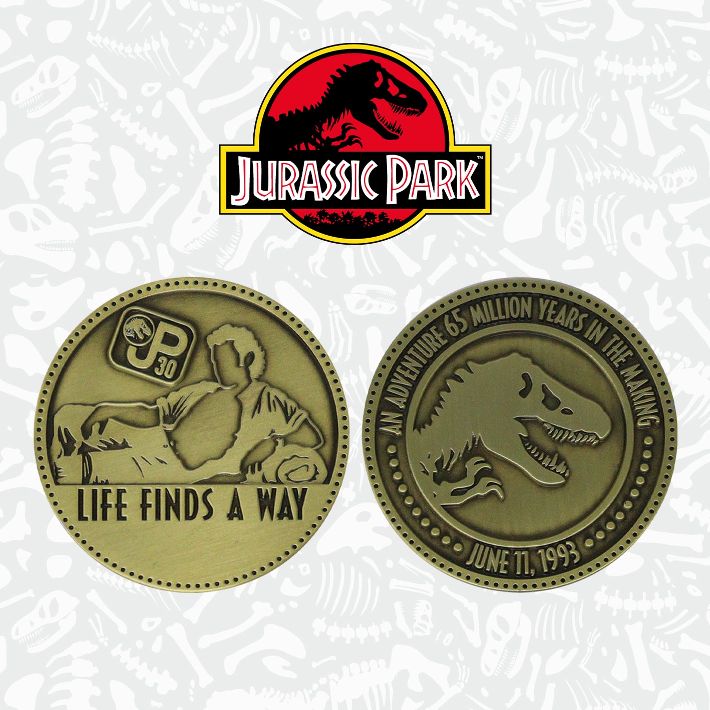 Jurassic Park 30th Anniversary Coin