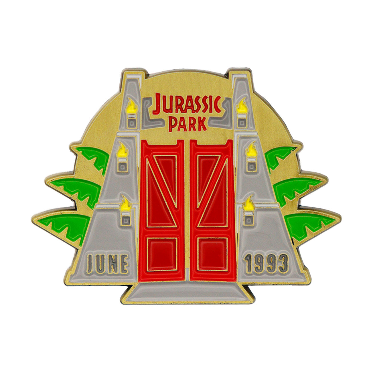 Jurassic Park Medallion and Pin Collector's Set