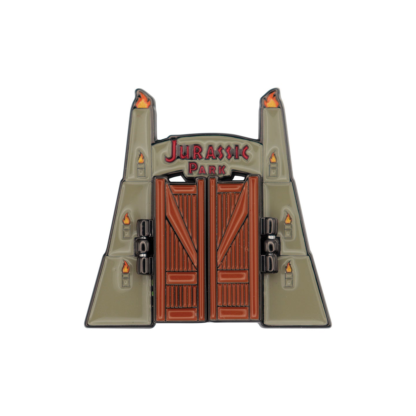 Jurassic Park Gates Limited Edition Hinged Pin Badge