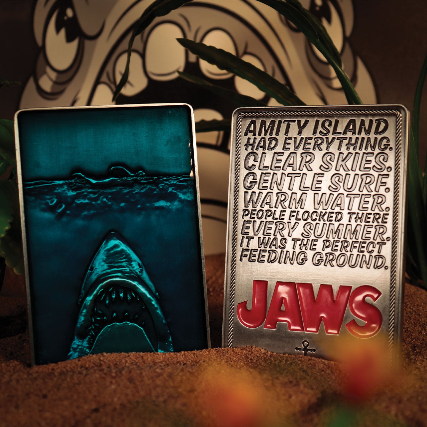Jaws 50th Anniversary Poster Limited Edition Ingot