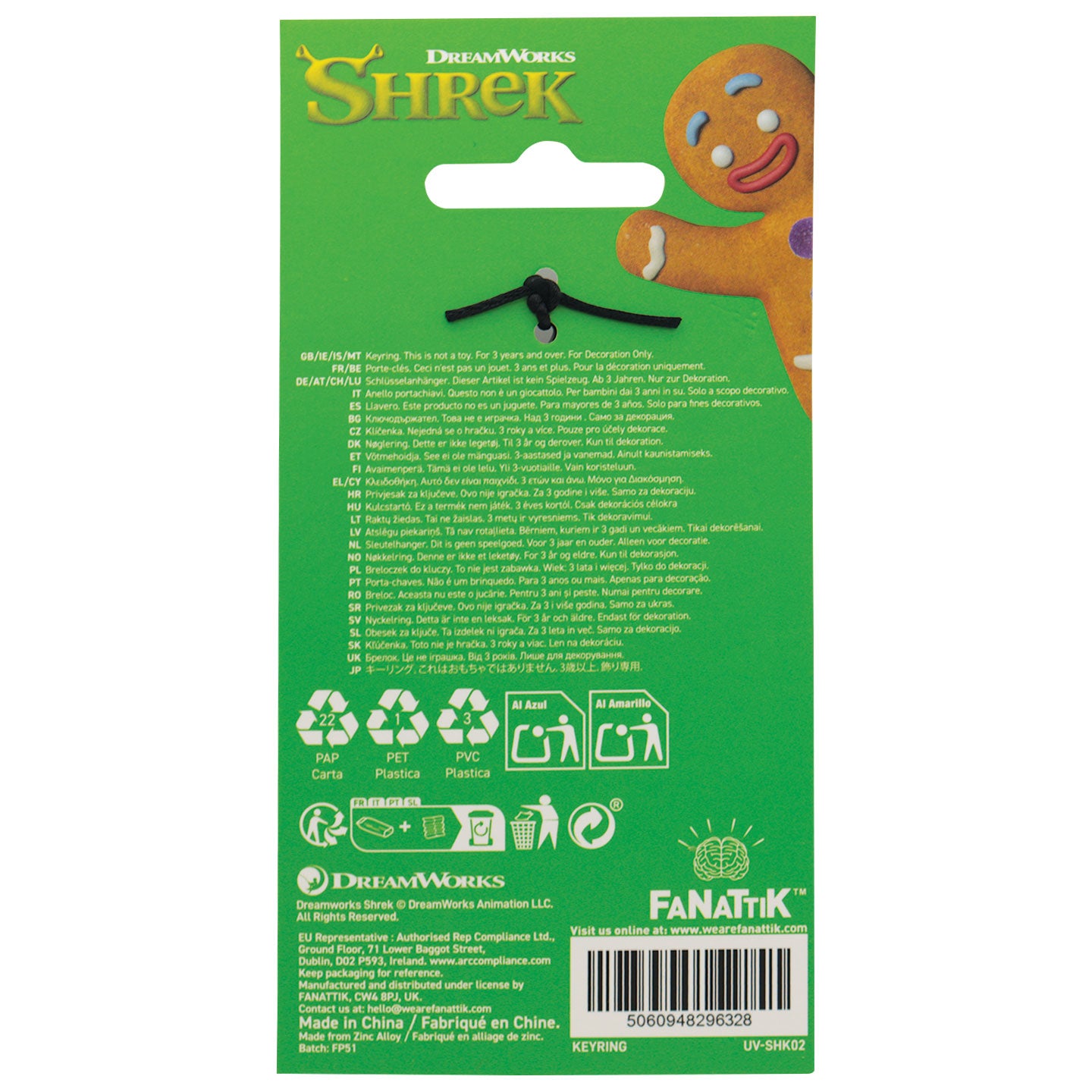 Shrek Limited Edition ‘Donkey Waffles’ Keyring