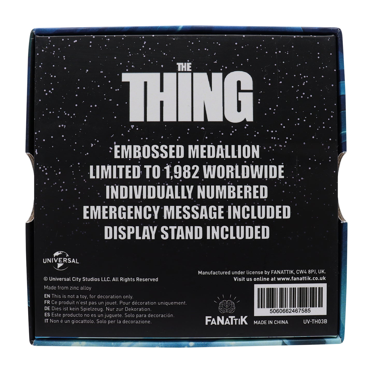 The Thing Limited Edition Outpost 31 Medallion
