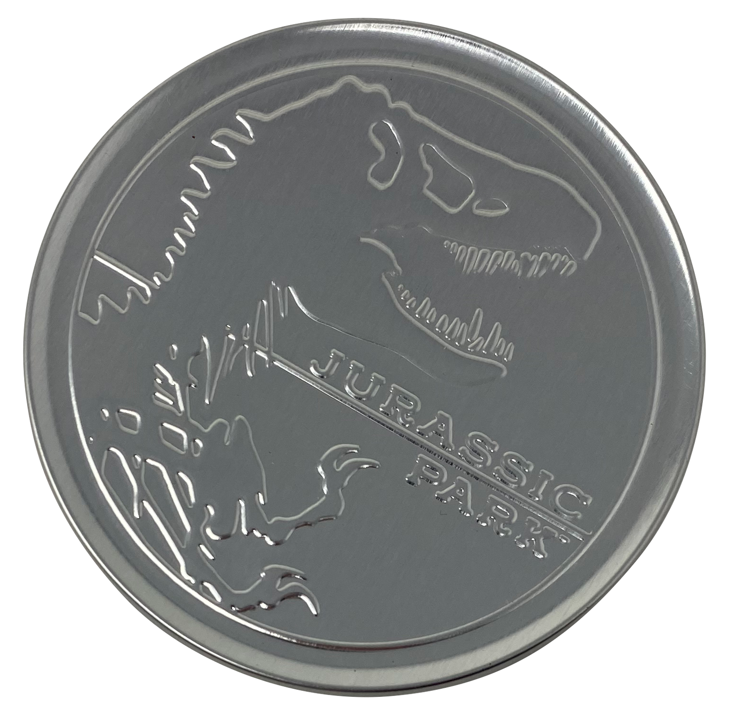Jurassic Park Set of 4 Embossed Metal Coasters