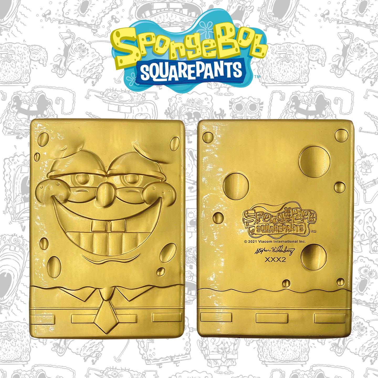 SpongeBob SquarePants 24k Gold Plated Collectible