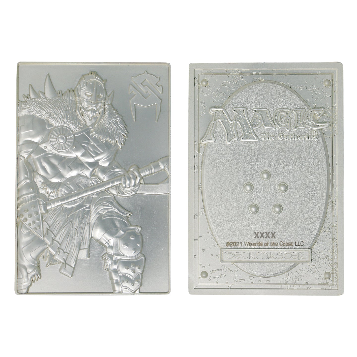 Magic the Gathering Limited Edition .999 Silver Plated Garruk Wildspeaker Ingot