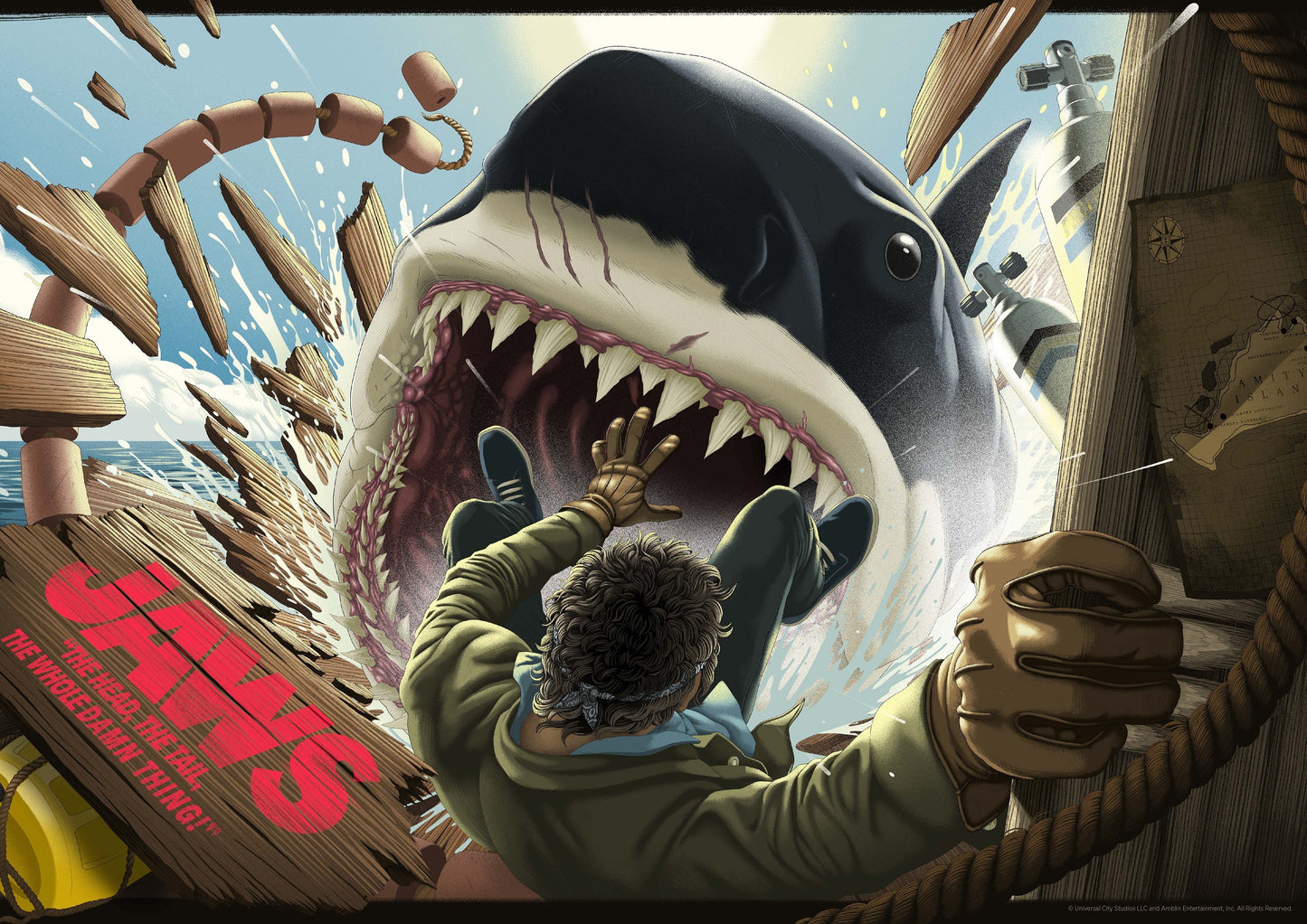 Jaws Art Print