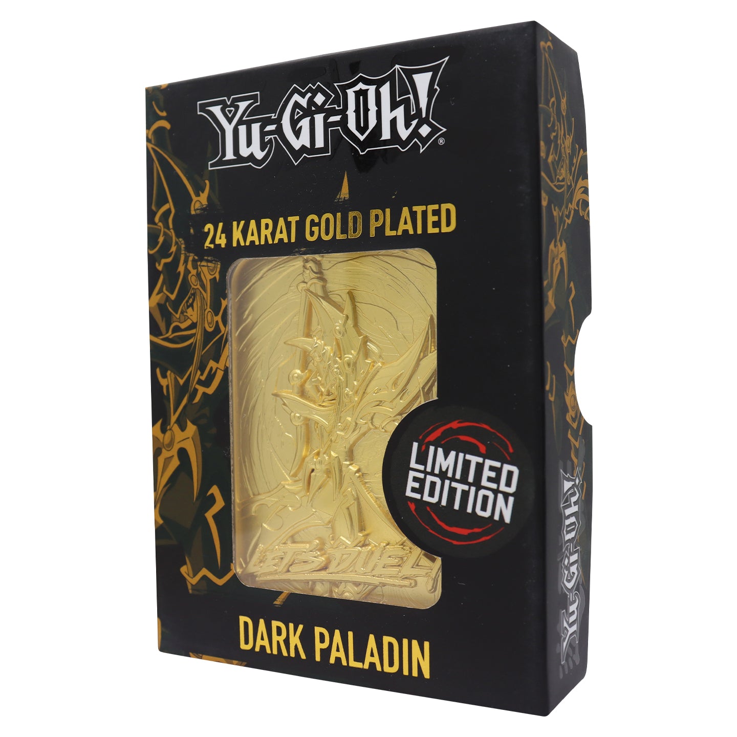 Yu-Gi-Oh! Limited Edition 24k Gold Plated Dark Paladin Metal Card Fanattik Trade Yu-Gi-Oh! Limited Edition 24k Gold Plated Dark Paladin Metal Card Fanattik Trade