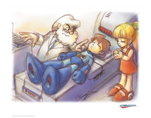 Megaman Art Print