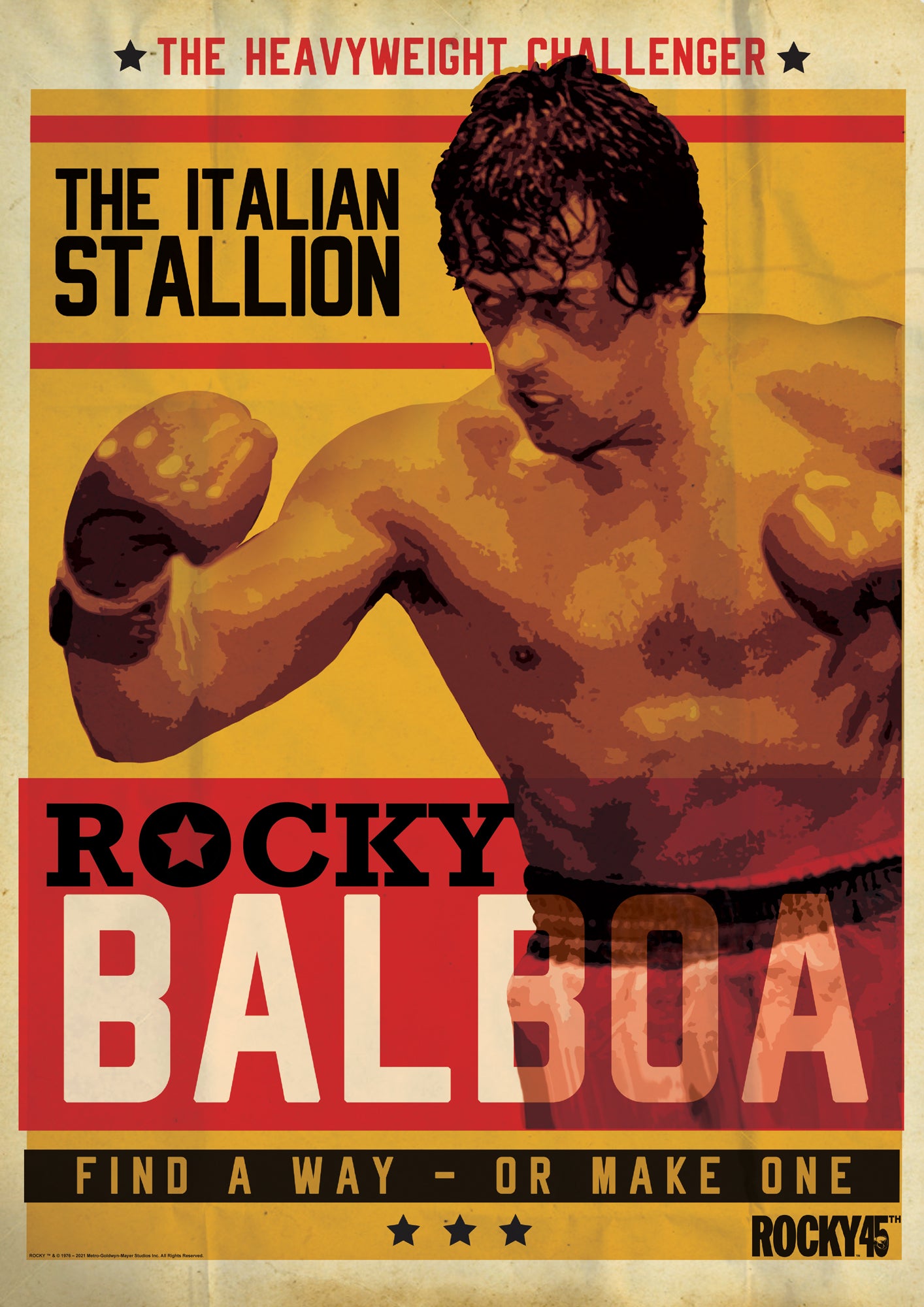 Rocky 45th Anniversary Art Print