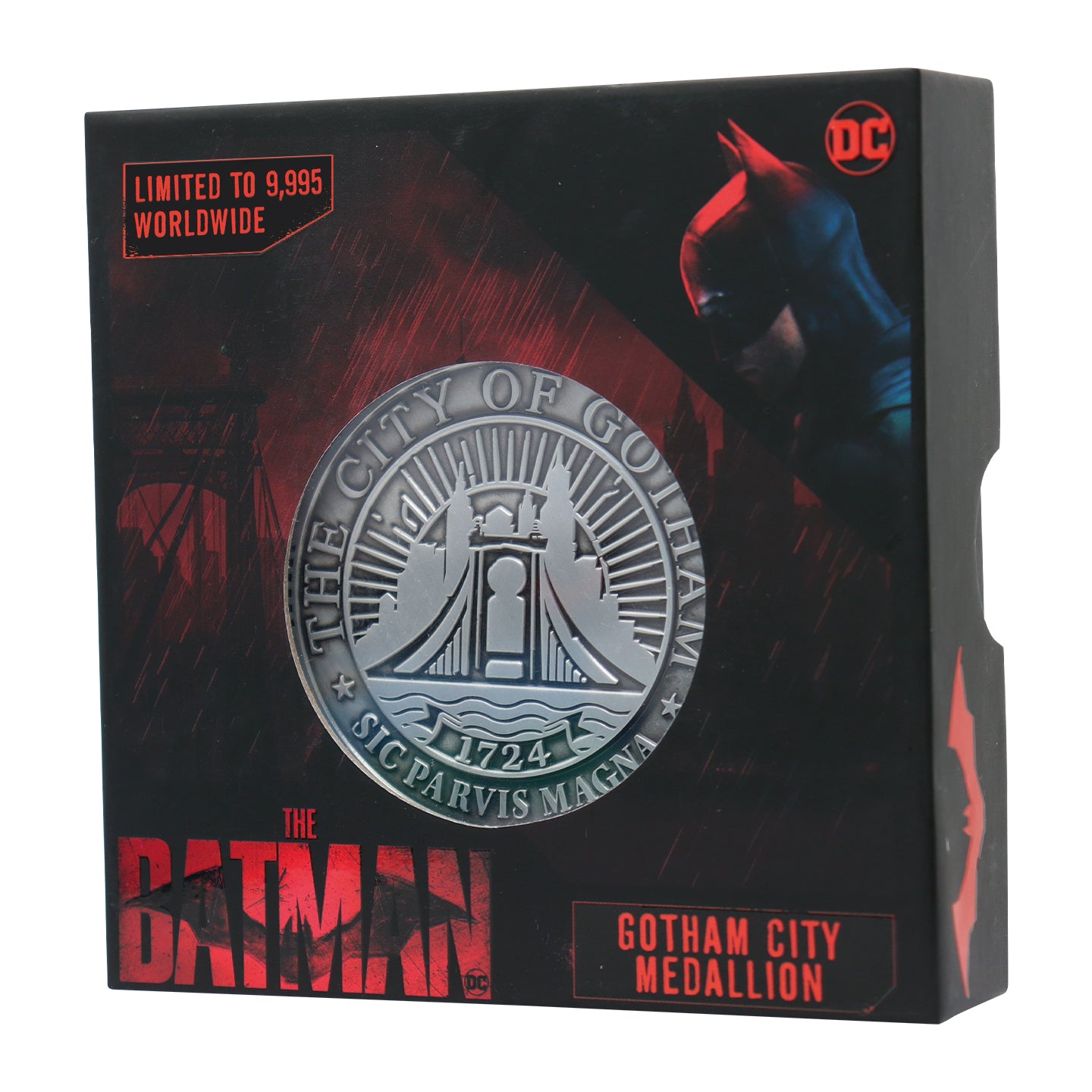 DC The Batman Limited Edition City of Gotham Medallion