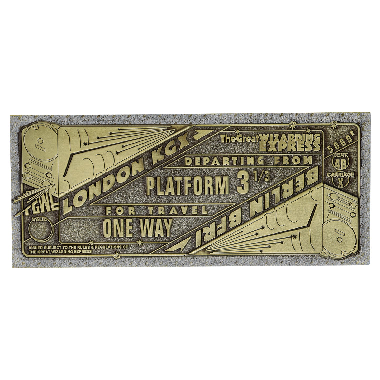 Fantastic Beasts The Great Wizarding Express Train Ticket