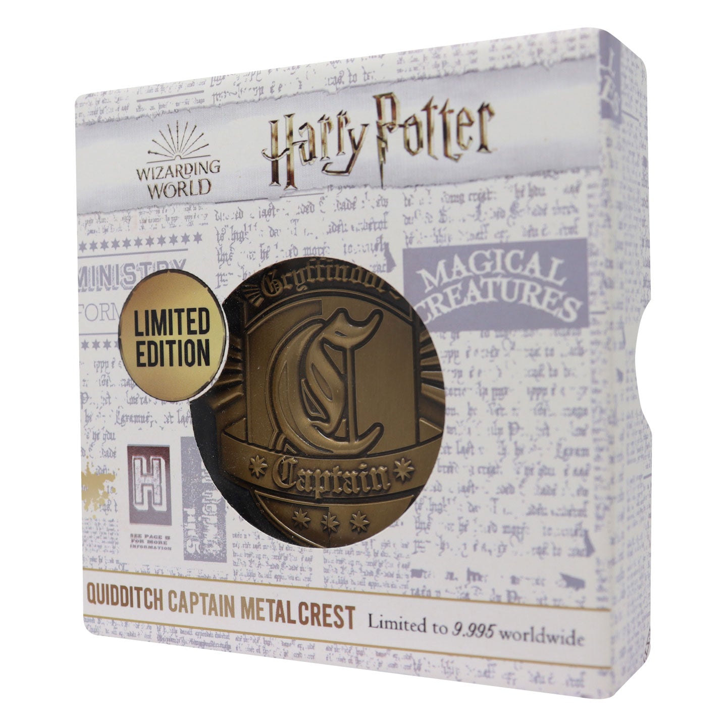Harry Potter Limited Edition Gryffindor Captain Badge Medallion