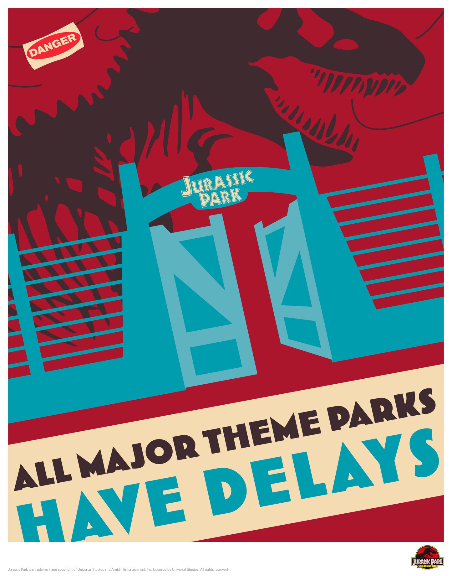 Jurassic Park Art Print