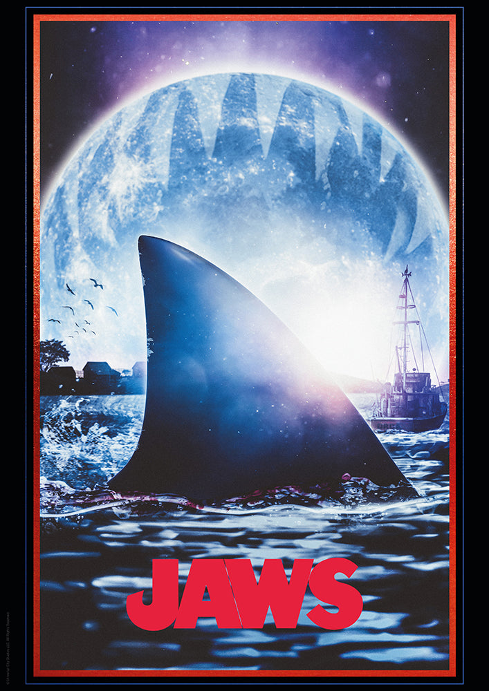 Jaws Amblin Art Print