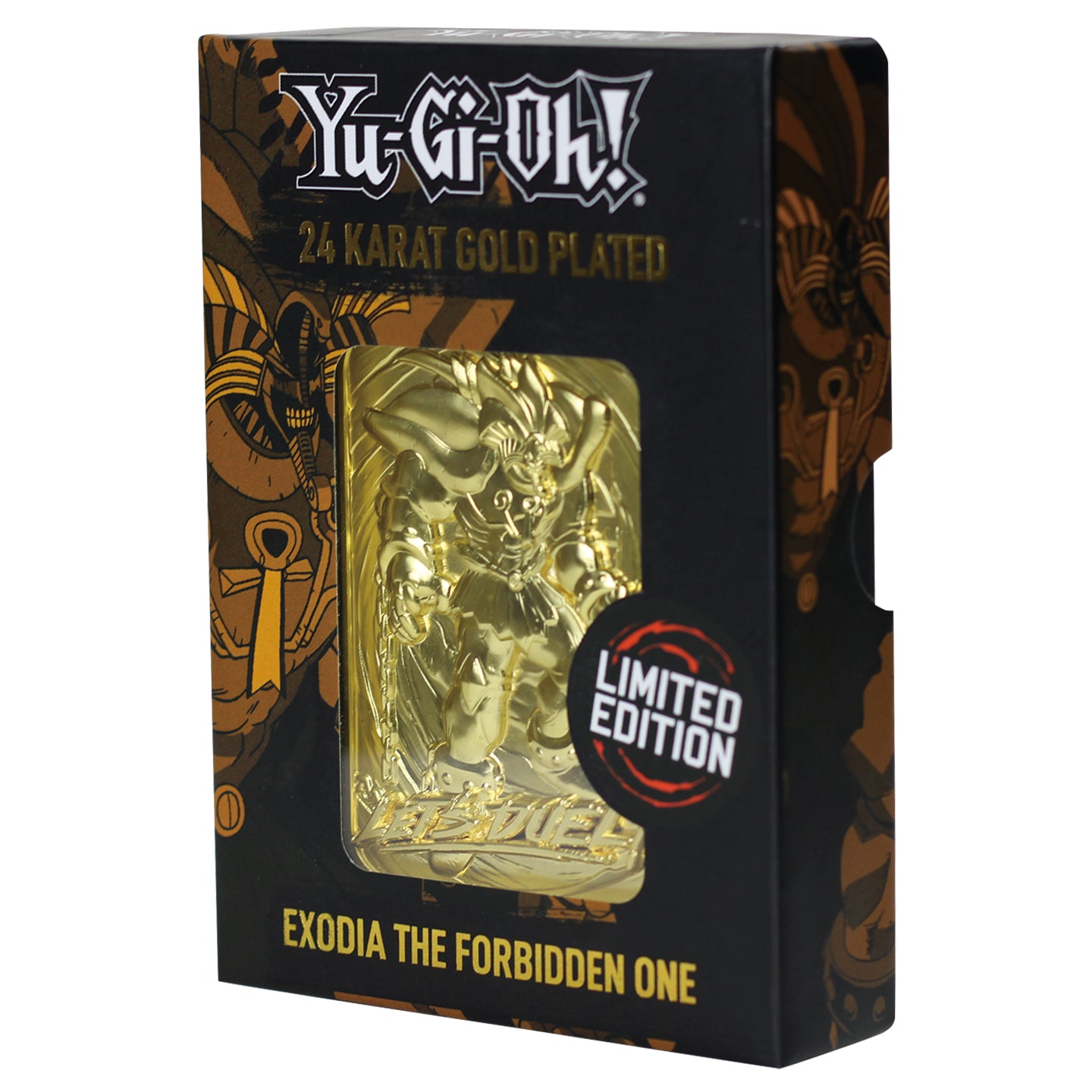 Yu-Gi-Oh! Limited Edition 24k Gold Plated Exodia the Forbidden One Met Fanattik Trade Yu-Gi-Oh! Limited Edition 24k Gold Plated Exodia the Forbidden One Met Fanattik Trade