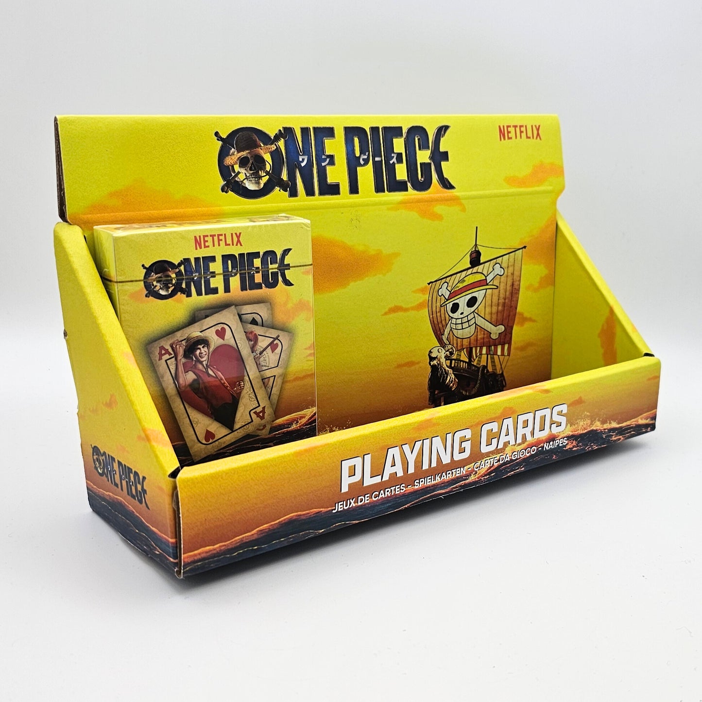 One Piece Playing Cards CDU Containing 12 Packs