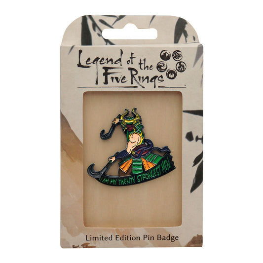 Legend of the Five Rings Limited Edition Yoritomo Pin Badge