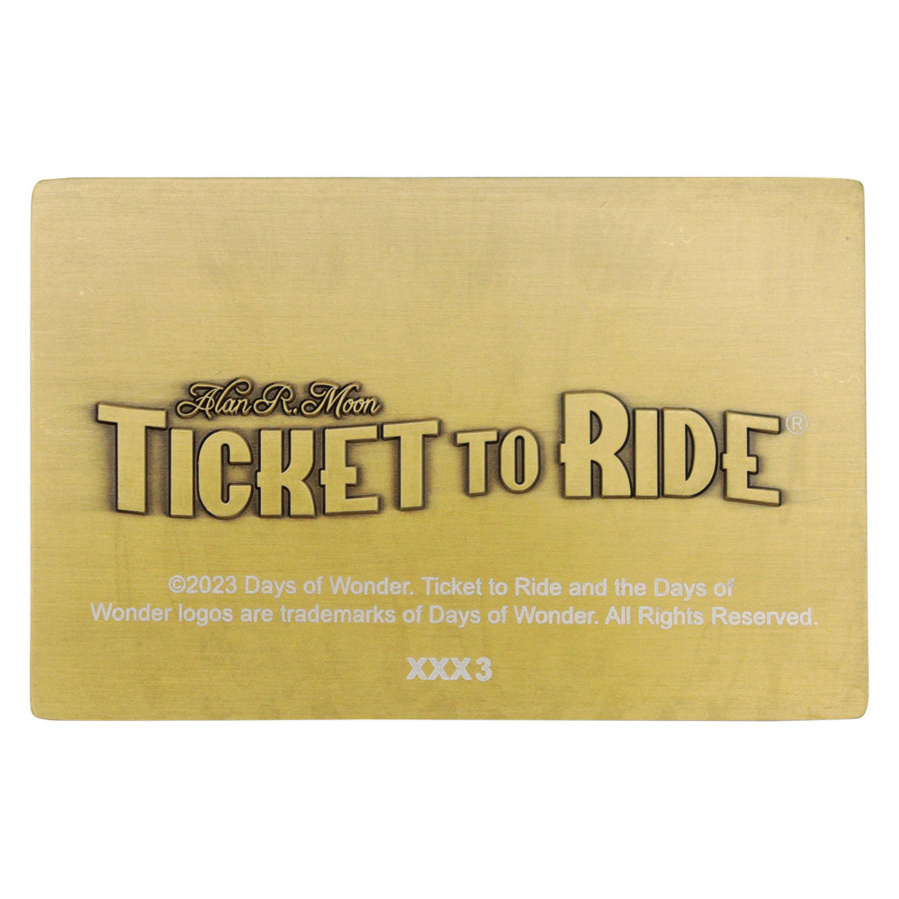 Ticket to Ride Trans America Express Ingot