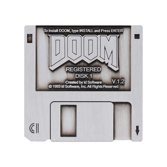 DOOM Floppy Disk Limited Edition Pin Badge