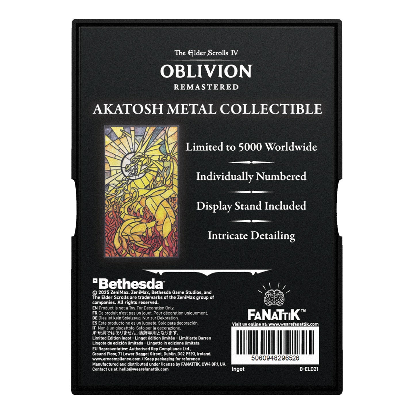 The Elder Scrolls IV: Oblivion Akatosh Ingot