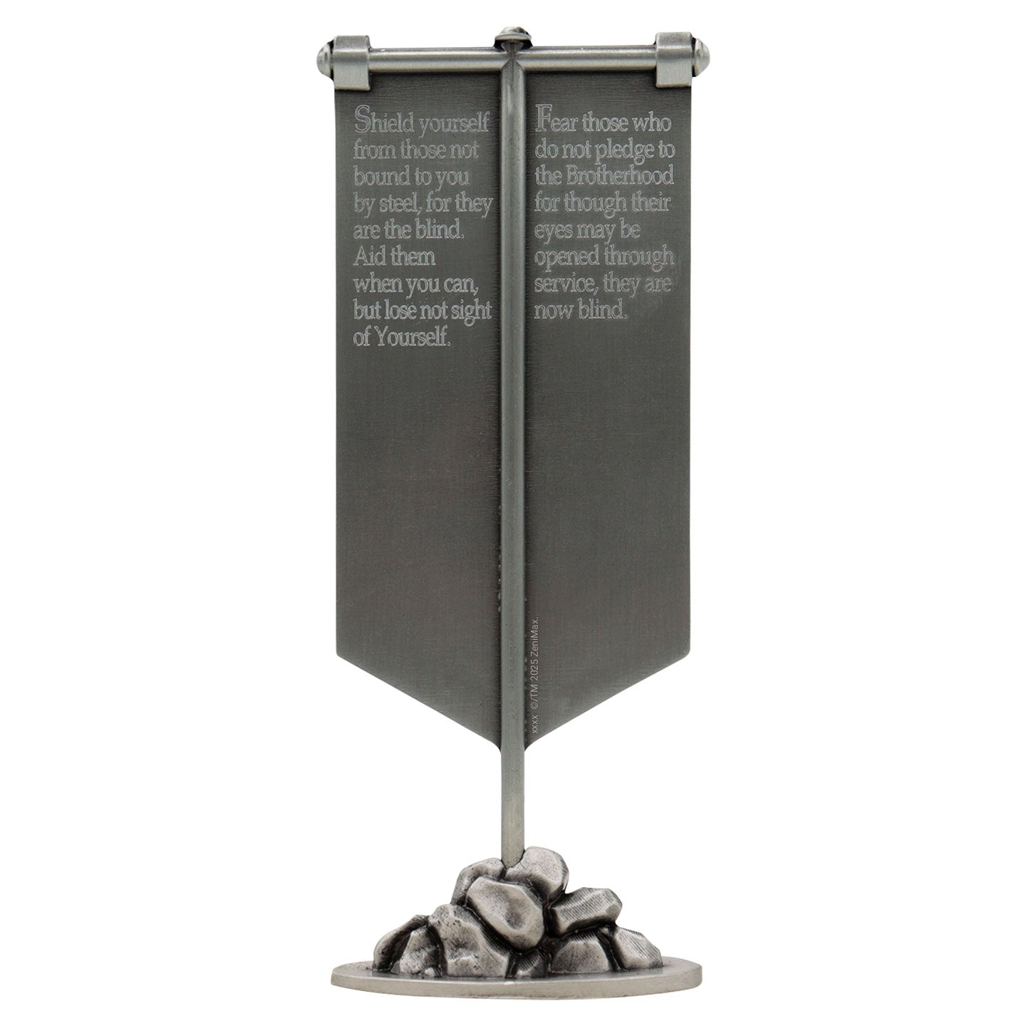 Fallout Limited Edition Brotherhood of Steel Metal Banner