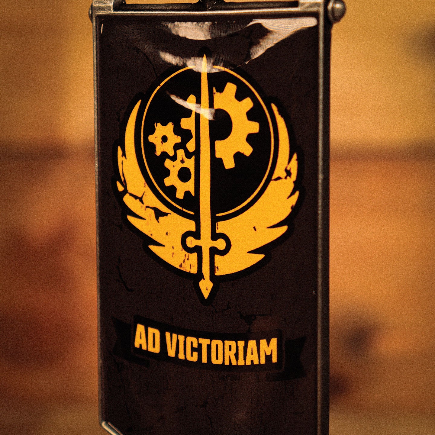 Fallout Limited Edition Brotherhood of Steel Metal Banner