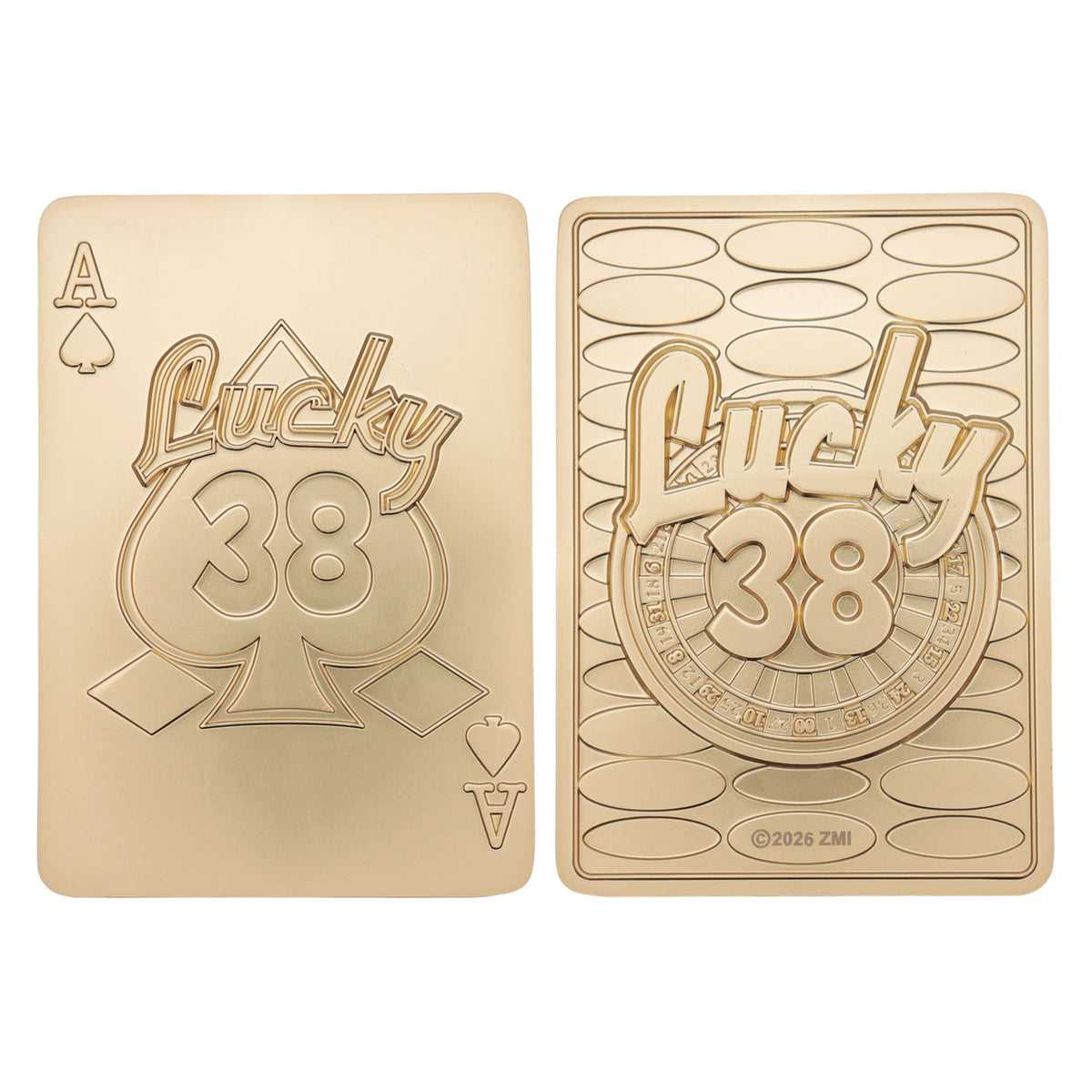 Fallout: New Vegas - Lucky 38 Imitation Gold Casino Set