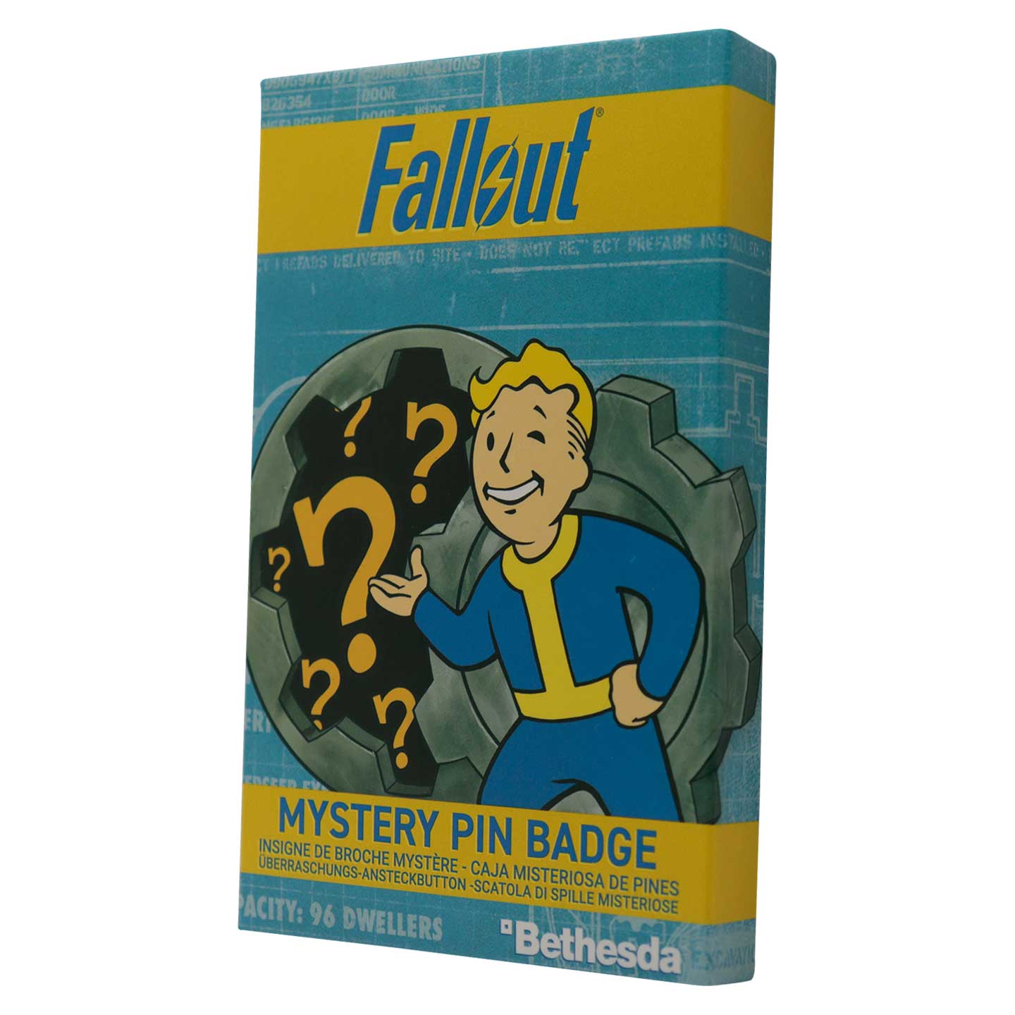 Fallout Mystery Pin Badge CDU Containing 12 Blind Boxes