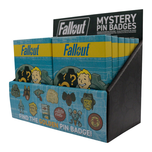 Limited edition Fallout mystery pin badge set from Fanattik