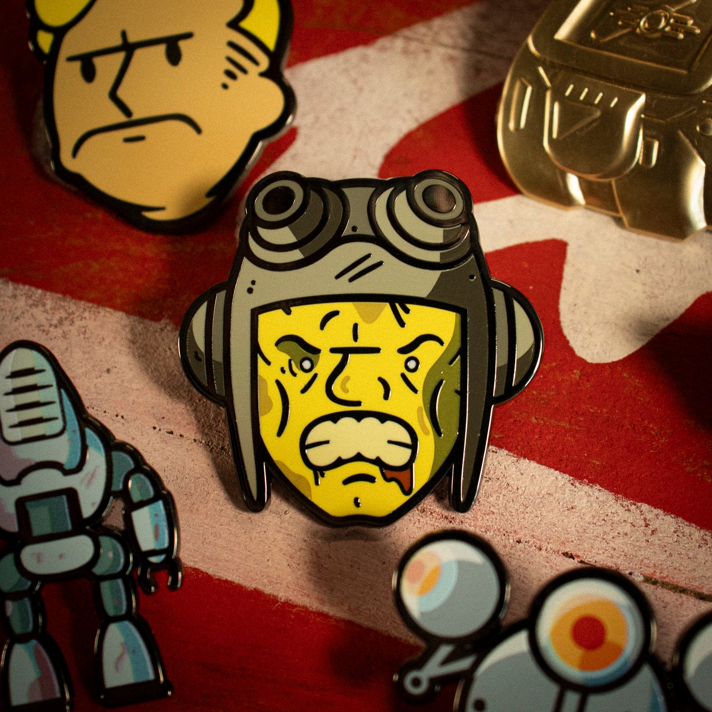 Fallout Mystery Pin Badge CDU Containing 12 Blind Boxes