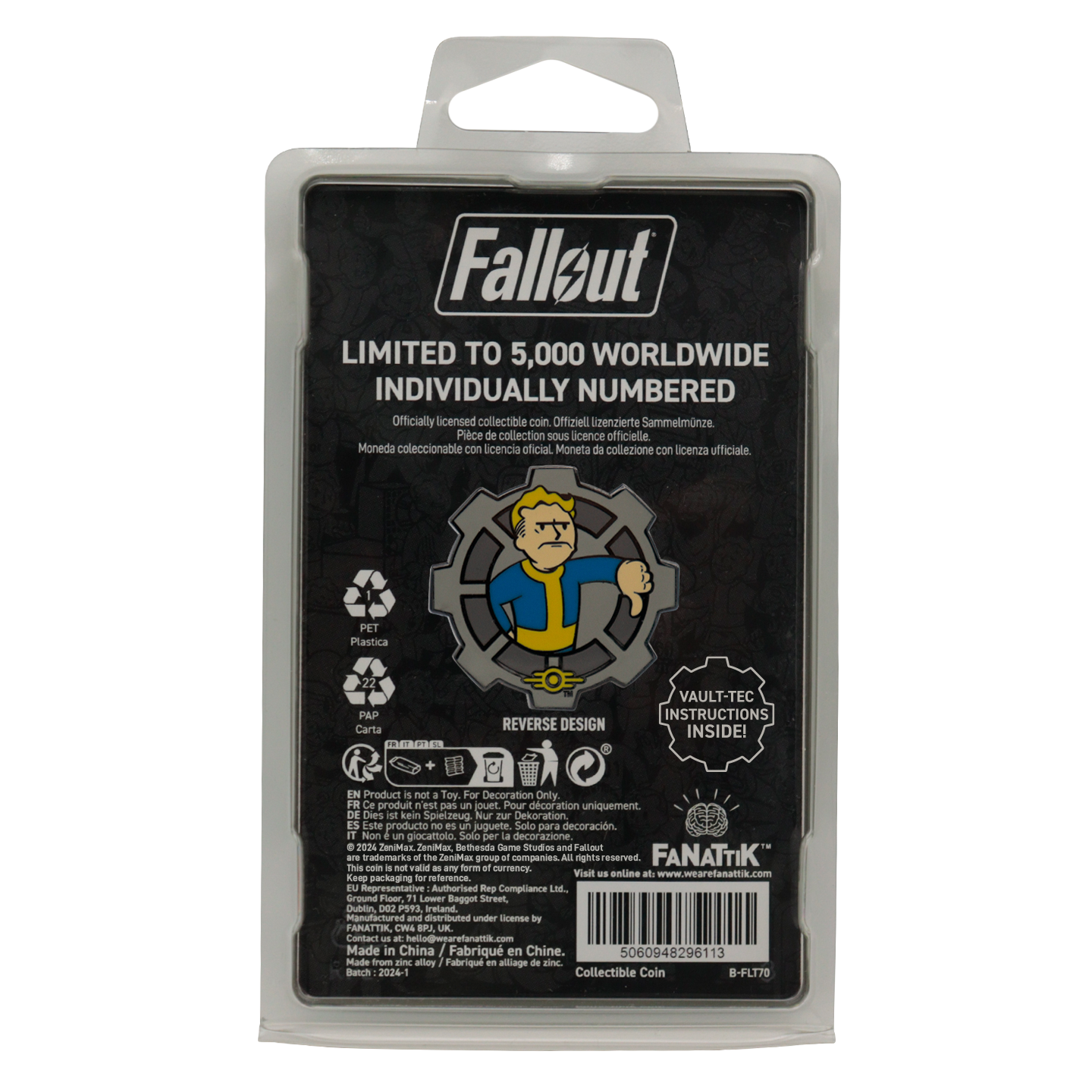 Fallout Limited Edition Flip Coin