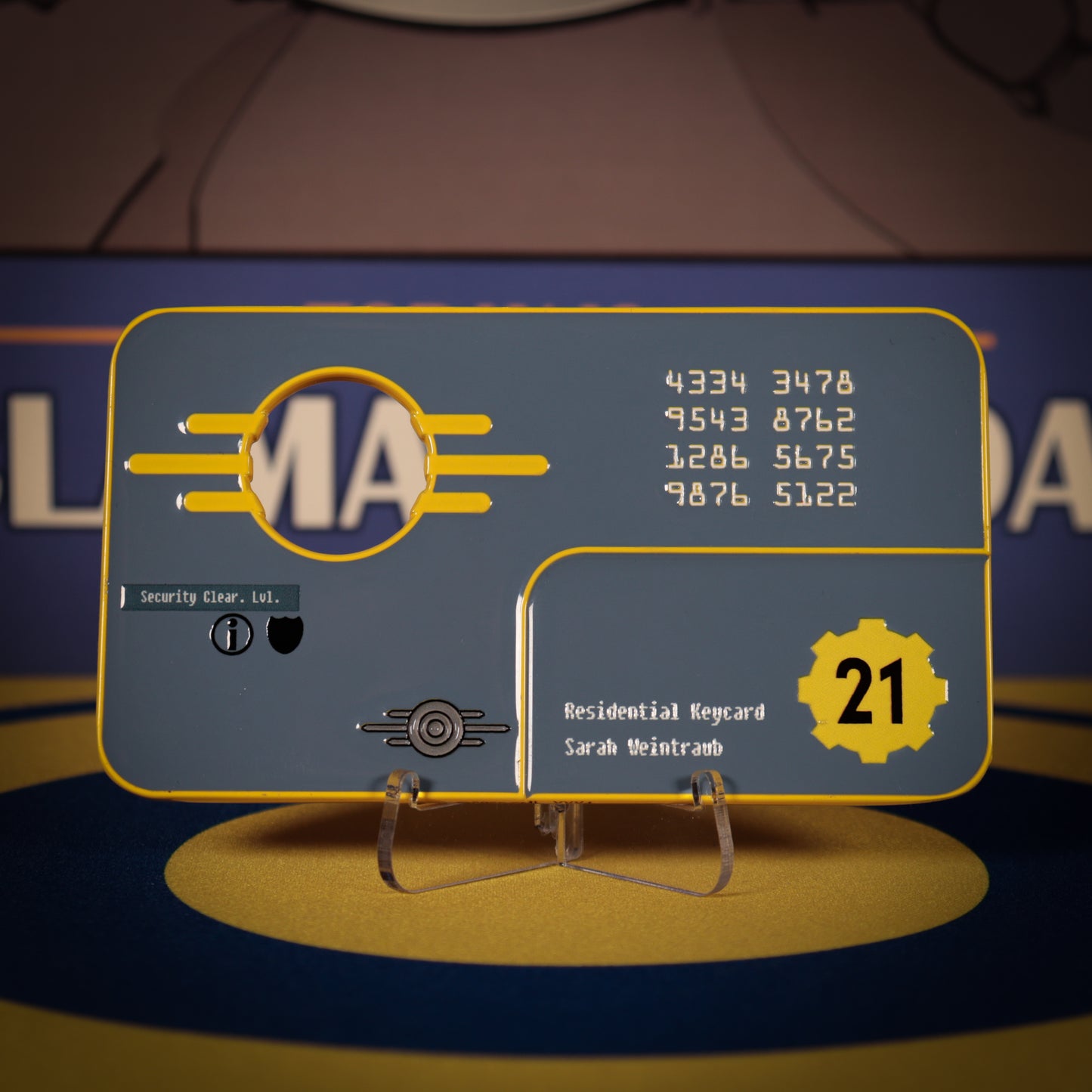Fallout: New Vegas Vault 21 Security Keycard Replica