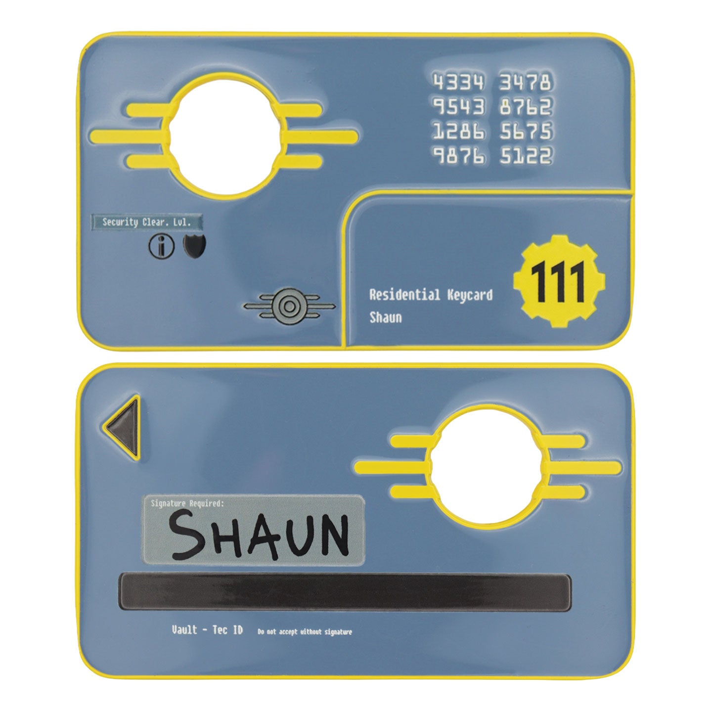 Fallout 4 - Vault 111 Limited Edition Security Keycard Replica