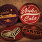 Fallout Set of 4 Metal Drinks Coasters