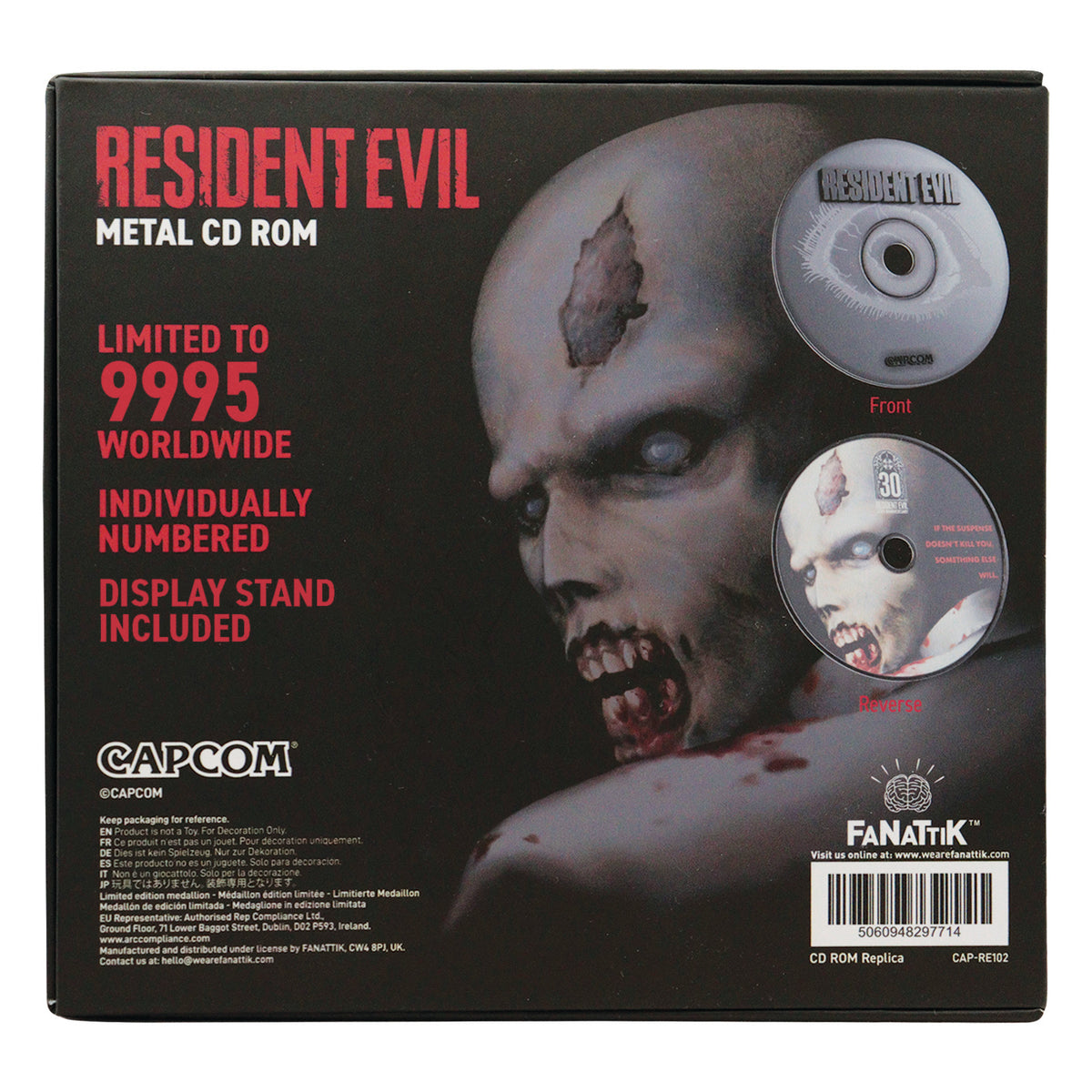 Resident Evil – 30th Anniversary Limited Edition CD-ROM Replica