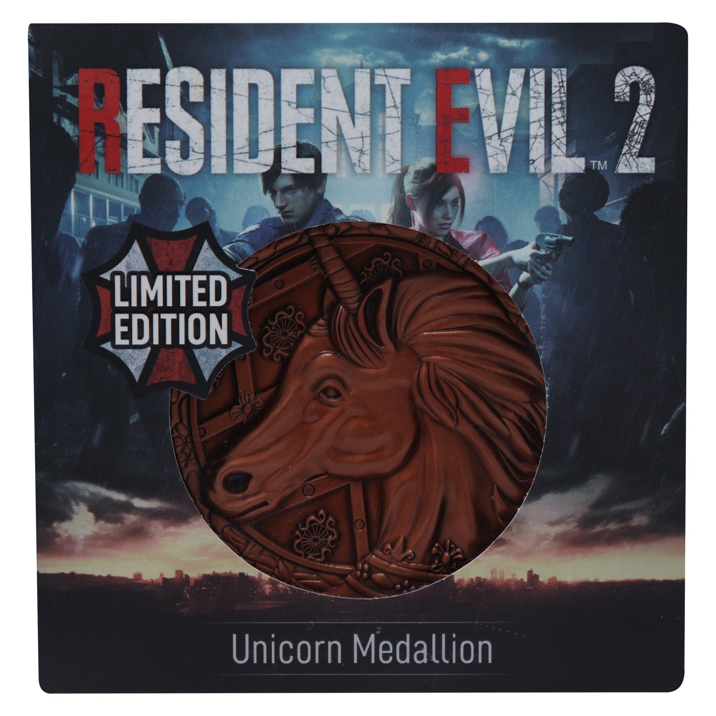 Resident Evil 2 Limited Edition Replica Unicorn Medallion