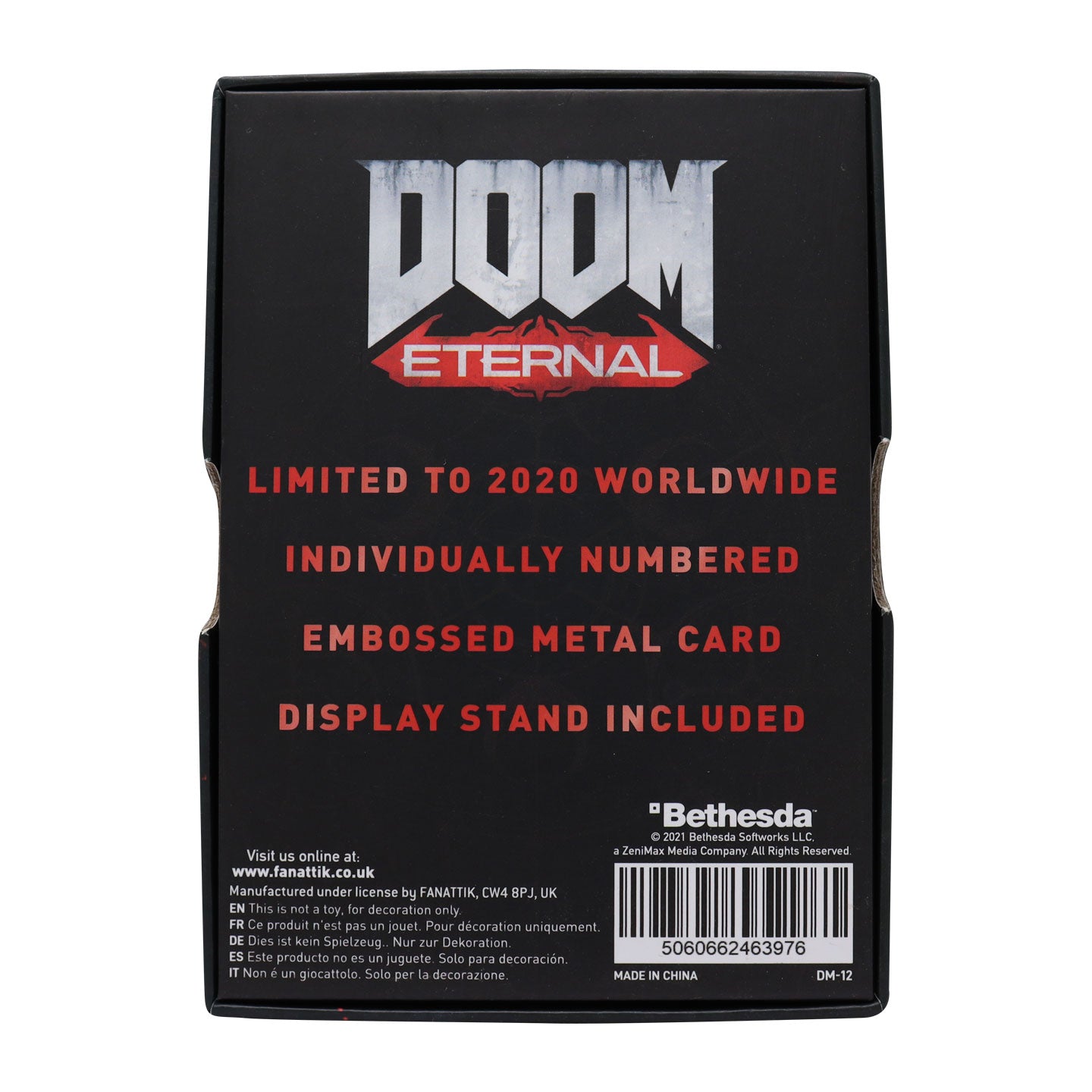 DOOM Limited Edition Replica Key Card