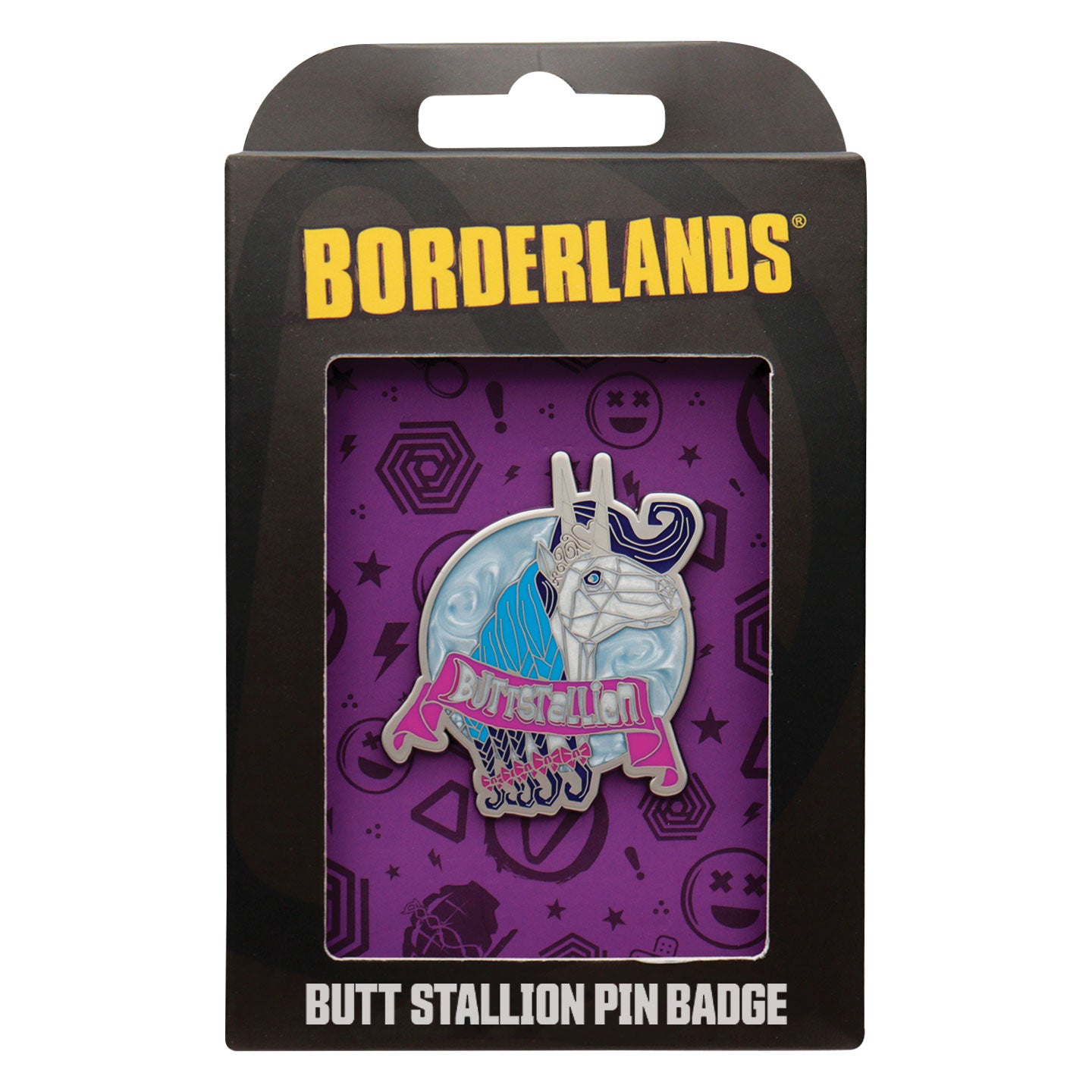 Borderlands Butt Stallion Pin Badge