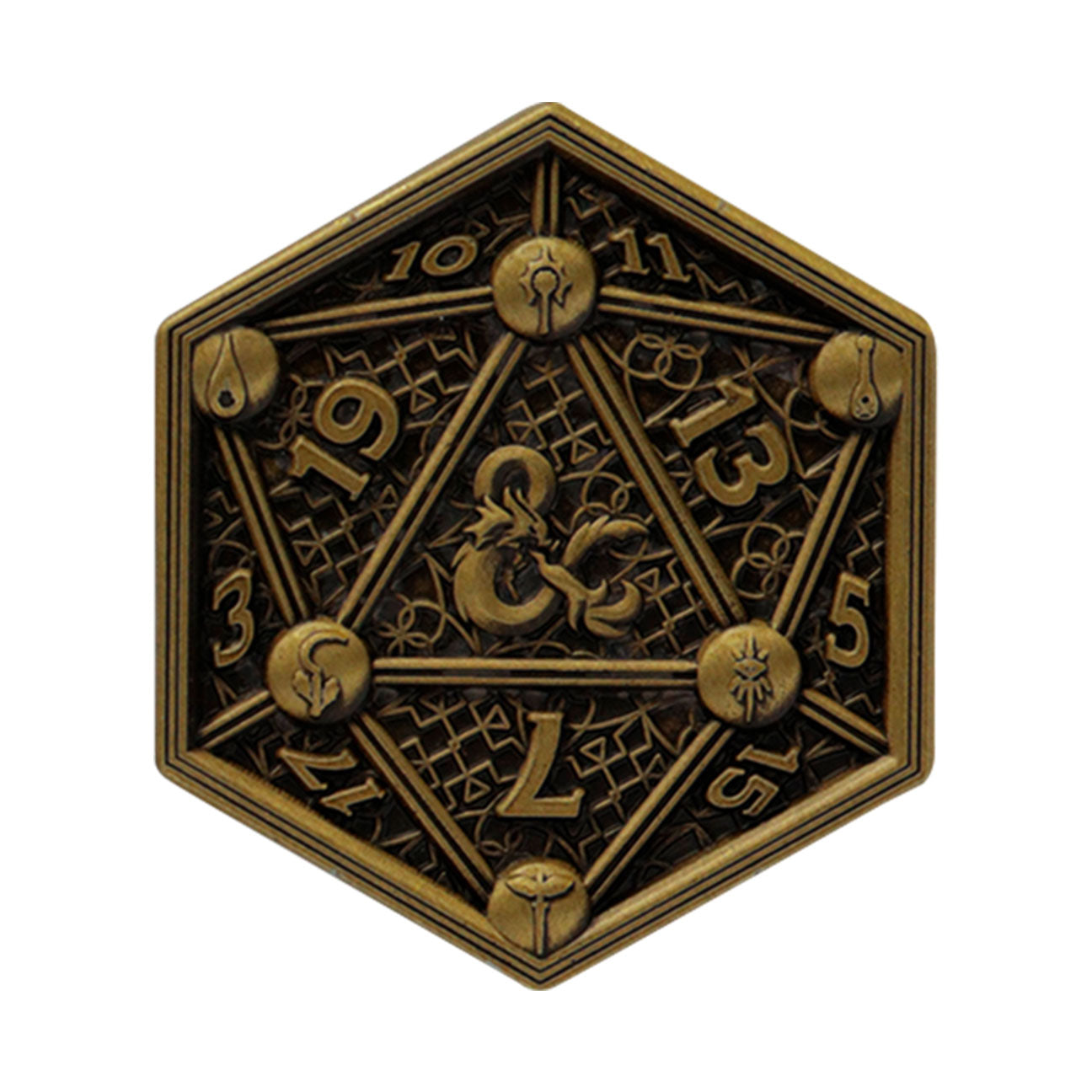 Dungeons & Dragons Class Cards and D20 Flip Coin